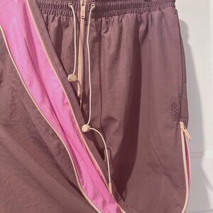 FP Movement “Prime Time” Pants – Purple with Pink & Coral Accents | Size L